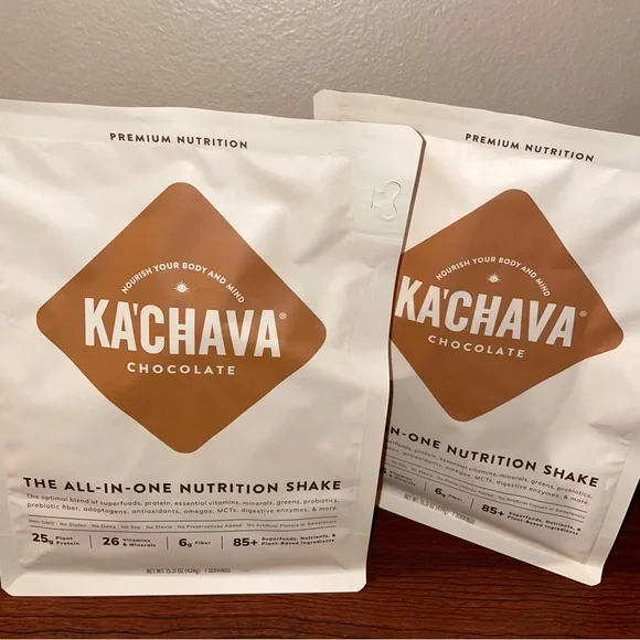 2 Bags Ka'Chava Chocolate Nutrition Shake - Picture 1 of 6